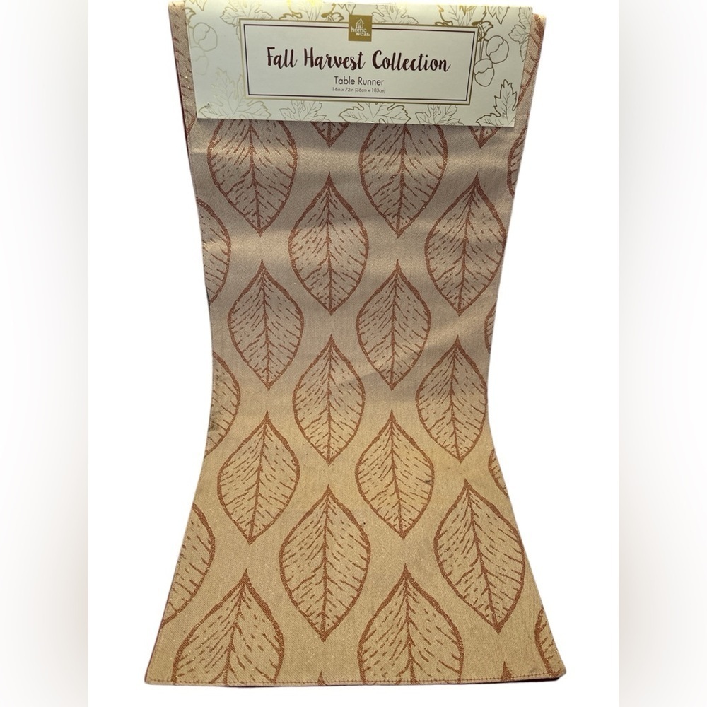 Homewear Fall harvest collection table runner autumn foliage